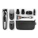 Braun Beard Trimmer & Hair Clipper, 39 Length Settings With Precision Dial, Detail Trimmer Foil Trimmer Attachment, Beard Trimmer BT7040, with Gillette ProGlide Razor, Black/Grey