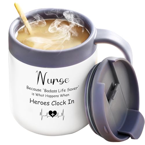 Gifts For Nurse,nurse manager, Funny Letter Printed Mug for Women, Nurse Gifts Ideas for Christmas, Birthday, Anniversary,Graduation, New Year, Insulated Coffee Mug With Handle, Stocking Stuffers