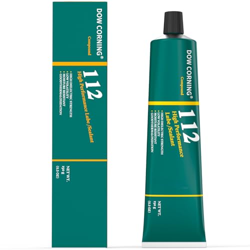 Molykote 112 150g 5.3oz High Performance Lube Lubricant and Sealing Material for Plastic and Rubber valves and Bearings Heat Resistance (-40 to 232°C) White Translucent