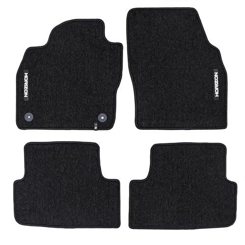FROGUM Horizon Tapis Auto Velour Moquette pour Seat Ibiza V Depuis 2017| Inodores | avec Fixations | Pratiques et élégants