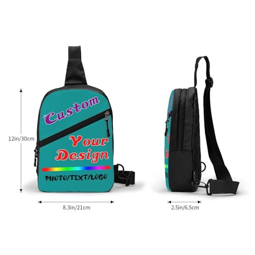Custom Chest Bag Design Your Own Personalized Sling Shoulder Bags Add Text Logo Customized Chest Bags for Sports Outdoor Style 64