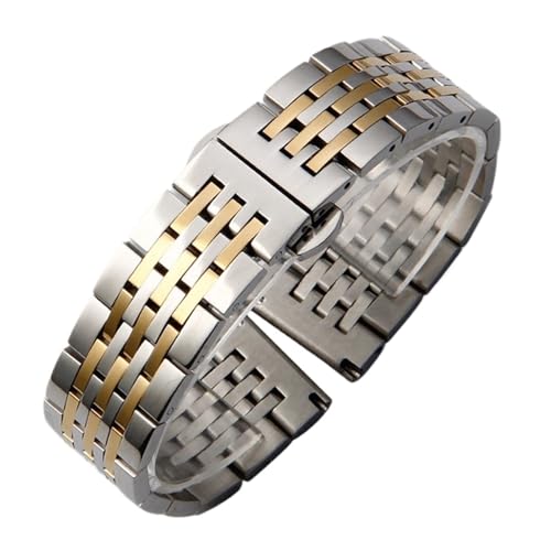HMFang J[uGhvoh 12mm 14mm 16mm 18mm 19mm 20mm 21mm 22mm \bhXeXX`[ XgxgXgbv o^tCobN Accessoy(Silver gold,14mm)