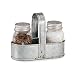 Mud Pie 4505000 Fresh Salt and Pepper Caddy, 0.3576H x 13.622L x 10.6299W, Mason Jars