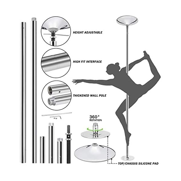 HMNS-45mm-Dancing-Pole-Adjustable-Indoor-360-Spin-Training-Stripper-Pole-Detachable-Portable-Pipe-Dance-Tube-Gym-Equipment-Fitness-Tools HMNS 45mm Dancing Pole Adjustable Indoor 360 Spin Training Stripper Pole Detachable Portable Pipe Dance Tube Gym Equipment Fitness Tools