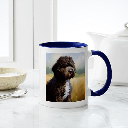 Taza cerámica para café 11 oz CafePress Portuguese Water Dog miniatura 6