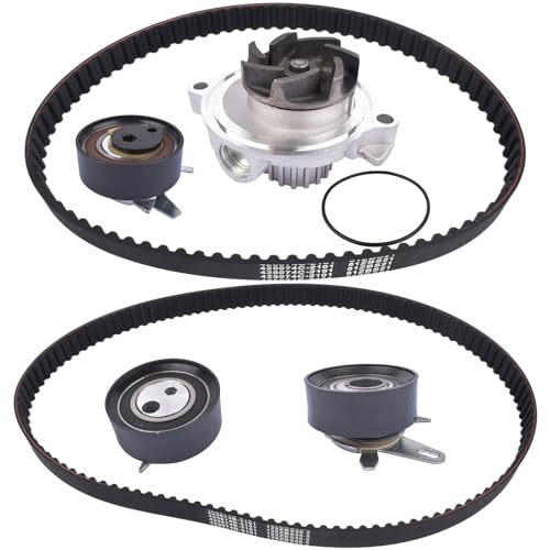 Bisenya Zahnriemensatz + Wasserpumpe Kompatibel mit LT28-35 II TRANSPORTER T4 2.5 TDI 074198119H 074121004A