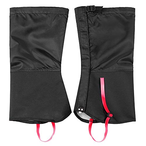 Lixada Guêtres de Randonnée Étanche, Guêtres de Jambe Guêtres de Botte de Neige Anti-déchirure réglables imperméables pour la Raquette en Plein air, randonnée, Ski - Image 7