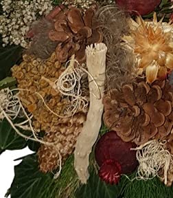 Trauergesteck Friedhof mit frischer Tanne von Flora Trans