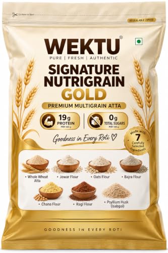 WEKTU Signature NutriGrain Gold Premium Multigrain Atta 2 kg