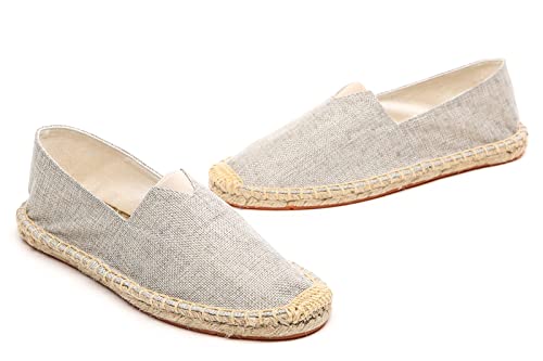 Image of Altxic Men's Closed Toe Comfortable Canvas Slip on Flat Espadrilles