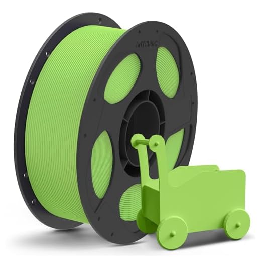 ANYCUBIC Matte PLA Filament 1.75mm, 3D Printing PLA Filament 1.75mm Dimensional Accuracy +/- 0.02mm, 1KG Reusable Spool (2.2 lbs), Apple Green