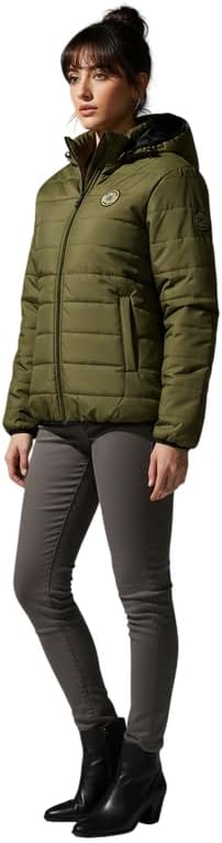 - Women’s Winter Puffer Jacket | Lightweight Polyester Insulated Jacket for women| Hooded Full Zip Casual Jacket for Travel
