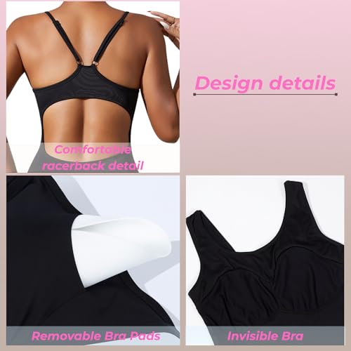 Maillot de bain étanche haut débit FLADY à dos nageur - 4