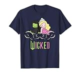 Wicked Elphaba & Glinda Together 遊び心のある漫画スタイル Tシャツ