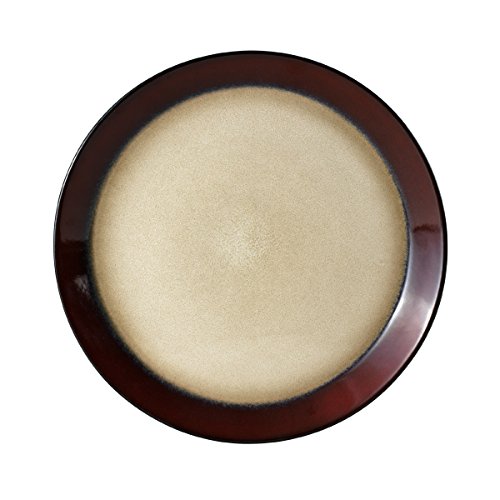 Pfaltzgraff Aria Red 16-Piece Stoneware Dinnerware Set, Service for 4 Black - Image 2