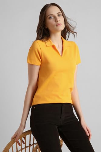 Image of Van Heusen Women's Solid Regular Fit T-Shirt