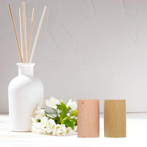 Difusor aromático eléctrico madera mini redondo 5 unidades miniatura 2