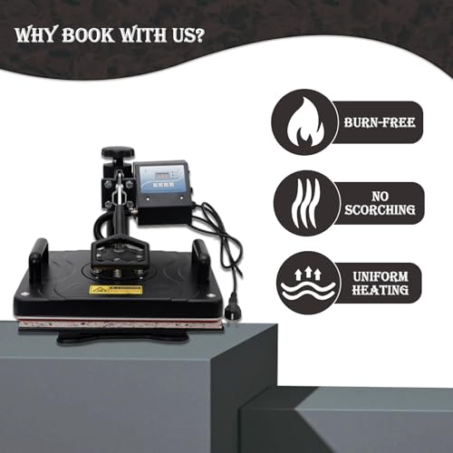 Máquina de planchado para camisetas con control digital miniatura 5
