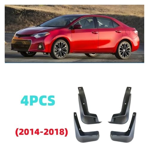 Bavettes garde-boue Toyota Corolla E180 pare-boue 2014-2018 - 2