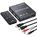 Proster 5x1 HDMI Switch with Audio Extractor 4K 3D HDMI Audio Converter with IR Remote HDMI to HDMI + Optical Toslink (5.1CH Mode) or Stereo Output with 3 Feet HDMI Cable and 3.5mm Male to 2 RCA