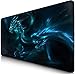 Sidorenko Tapis de Souris Gaming XL - 900 x 400 mm - Gamer Mouse Pad - Surface spéciale améliore la vitesse et la précision - Base en Caoutchouc Antidérapant Surface - bleau
