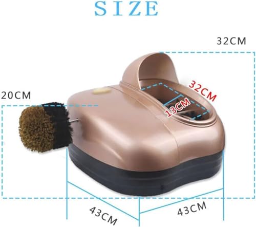 Cepillo limpiador de zapatos, máquina inteligente de limpieza de suelas, para el hogar, lavado totalmente automático, hotel, vestíbulo, máquina eléctrica de desinfección de puertas, pulidora de - imagen 5