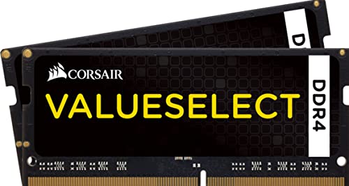 Corsair Value Select SODIMM 16GB (2x8GB) DDR4 Bis zu 2133MHz CL15 Speicher für Laptop/Notebooks - Schwarz CMSO16GX4M2A2133C15 One size – Ansicht 1