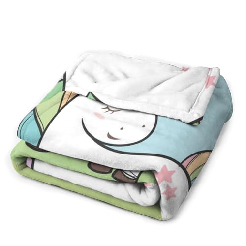 Couverture licorne douce 150x200cm, le cadeau idéal pour petits et grands - 4