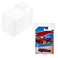 12 Stück Case für Spielzeugauto Modell und Matchbox Schutzhülle kompatibel mit Car Toy Transparente Blisterbox für Display Speicher 18,5x12x5 cm