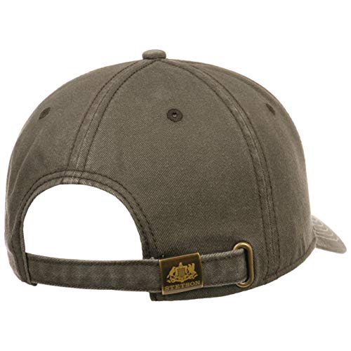 Stetson Lenloy Cotton Cap Men Brown-Grey One Size #TOP4