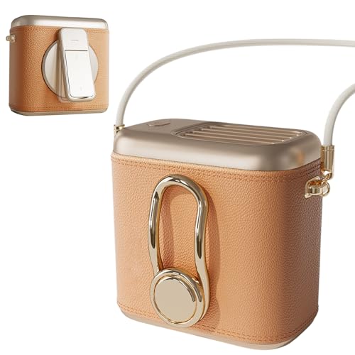 Portable Waist Fan - Cooling Neck Small Handheld Fan,Cool Gadgets Personal Rechargeable Air Cooler, 3 Speeds Cooling for Hiking Fishing Camping Travel Accessories Outdoor