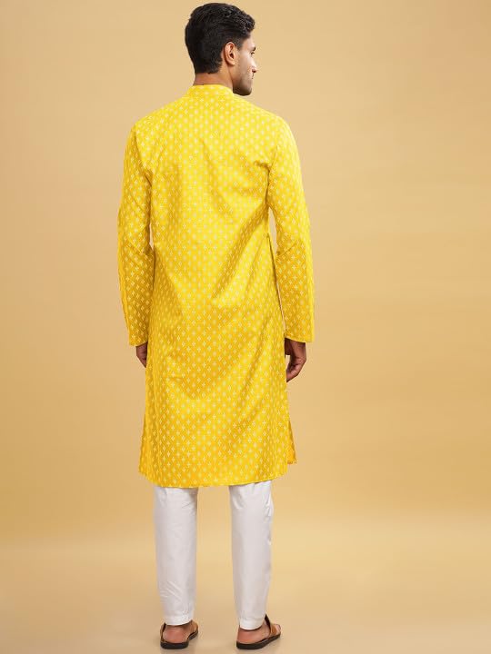 Image of BE ACTIVE Cotton Kurta for Men | Traditional and Classy Design | Indian Kurta | Full Sleeve Kurta