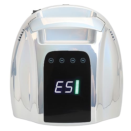 Piastra Base Rimovibile, Lampada per Unghie Wireless Portatile da 96 W con 42 Chip Luminosi, Display Digitale, Rilevamento a Infrarossi, Luce per Unghie Polimerizzante UV, (Spina