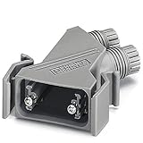 PHOENIX CONTACT VS-09-T-2M16 D-Sub-Tüllengehäuse, 1 Gehäusegröße, Grau, 5 Stück