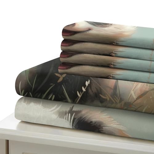Housse de couette microfibre ultra douce lit double cocooning - 6