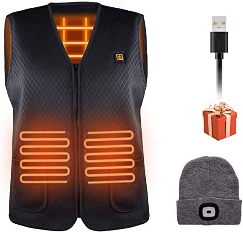 NZDFH Beheizbare Weste Personalisiert - Heizweste Mit Foto & Text | 3 Temperaturstufen 35-55°C
