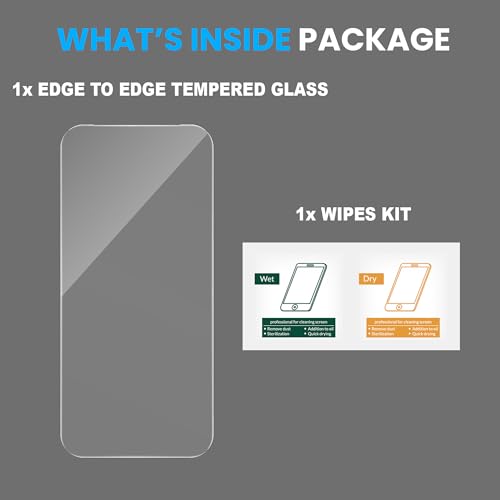 Image of FIRST MART Borderless Tempered Glass for Google Pixel 10 & Pixel 10 Pro | Edge-to-Edge Screen Protector with Anti-Dust Mesh, Case-Friendly Fit & Installation Kit | Pack of 1