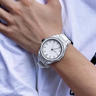 FANMIS Men's Anime-Inspired Fashion Sketch Wristwatch Minimalist Creative Wormhole Design Stylish and Durable Timepiece for Men's Sports Watch