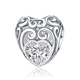 🎂Geeignet für Armband und Halskette🎂 Der Durchmesser des Charmlochs: 0,18 Zoll (ca. 4,8 mm ~ 5 mm). Die Perlenanhänger passen zu Pandora, Troll, Chamilia, Biagi oder anderen europäischen Armbändern.