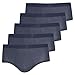 Produktbild ESGE Herren Slips, 5 Stück, Feinripp Ringel mit Eingriff (XL / 7, Marine)