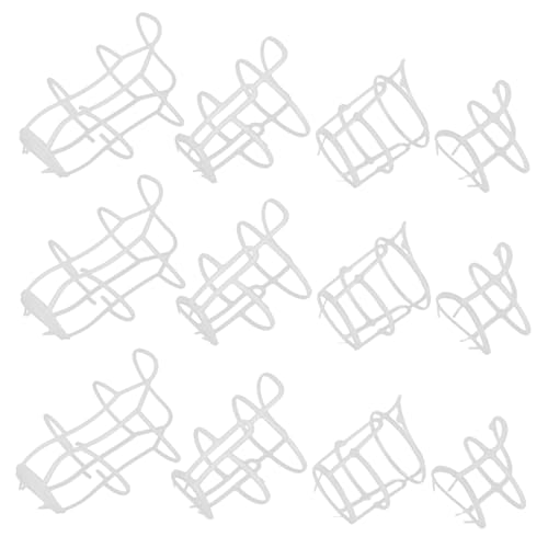 FRCOLOR 40個 輸液ボトル吊り下げネット プラスチック吊りネット ボトルメッシュバッグ 生理食塩水網ケージ 生理食塩水ネット ペットボトルホルダー 生理食塩水ボトルホルダー 白い Pp