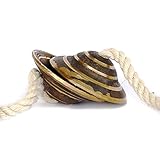 De Kulture Handmade Pure Kansa Mini Manjeera Indian Small Hand Cymbal Clapper Bell For Religious Ceremonies Bhajans, 2X1 (DH) Inches