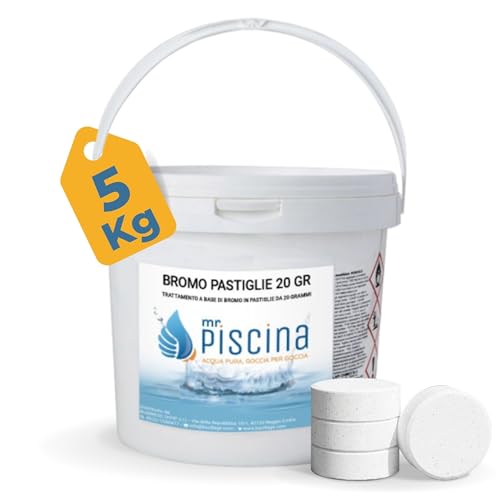 BROMO CLORO in PASTIGLIE 20 gr - confezione da 5 kg