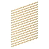 LRXIYODE 16 Pièces Incrustations Bois pour Guitare et Ukulélé – Filets de Reliure Intérieure pour Corps de Luthier – Accessoires Décoratifs pour Bordures D’instruments DIY