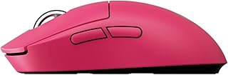 Logitech G PRO X Superlight 2c Wireless Gaming Mouse, 53g Pro-Grade Compact Mouse with 5 Programmable Buttons, USB-C Charging, 44K DPI Sensor, Up to 8Khz Reporting Rate for PC/Mac - Pink