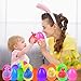 Cherislpy 24 Pack Prefilled Easter Eggs with Bunny Stretchy Strings Sensory Fidget Toys Inside Great for Kids Aduts Toddlers Easter Basket Stuffers Party Favors Egg Fillers Gifts