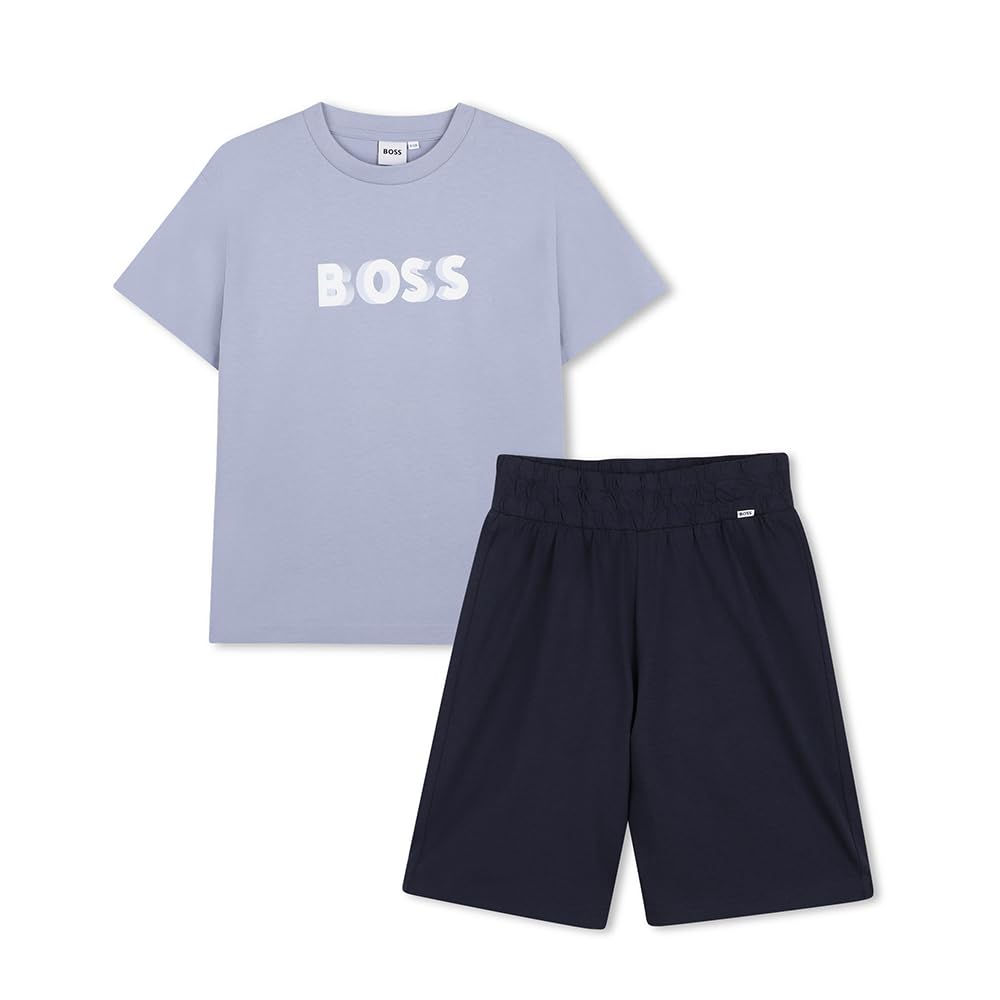 BOSS Jungen T-shirt And Bermuda Shorts T-Shirt und Bermudashorts (1er Pack)
