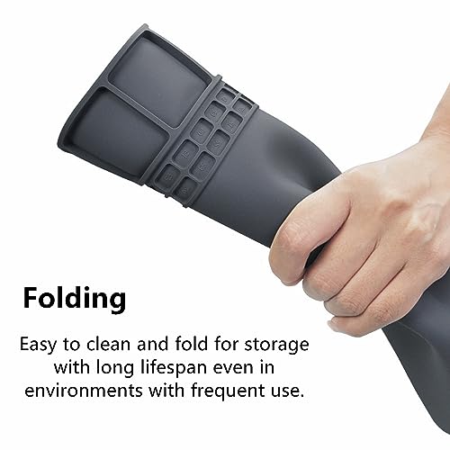Image of Yankok [Magnetic Anti-Static Mat Gray 15.8 x 11.8 in.] Table Desk ESD Grounding Mats Silicone Solder Pad Electronics Repair Platform with Screw Notches (40 x 30 cm, Heat Resistant, Magnetic Organizer)