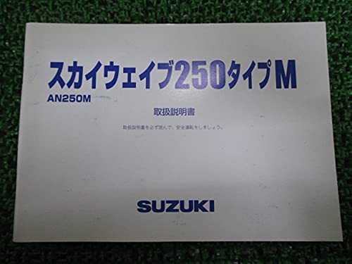 Amazon.co.jp: スカイウェイブ250タイプM 取扱説明書 スズキ 正規