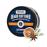 Wahl 2 oz Beard Softener Moisturizes Hair & Softens Skin Underneath – Beard Conditioner for Men Contains Shea Butter to Relieve Itch & Condition Hair - Lightly Scented – Model 3028691